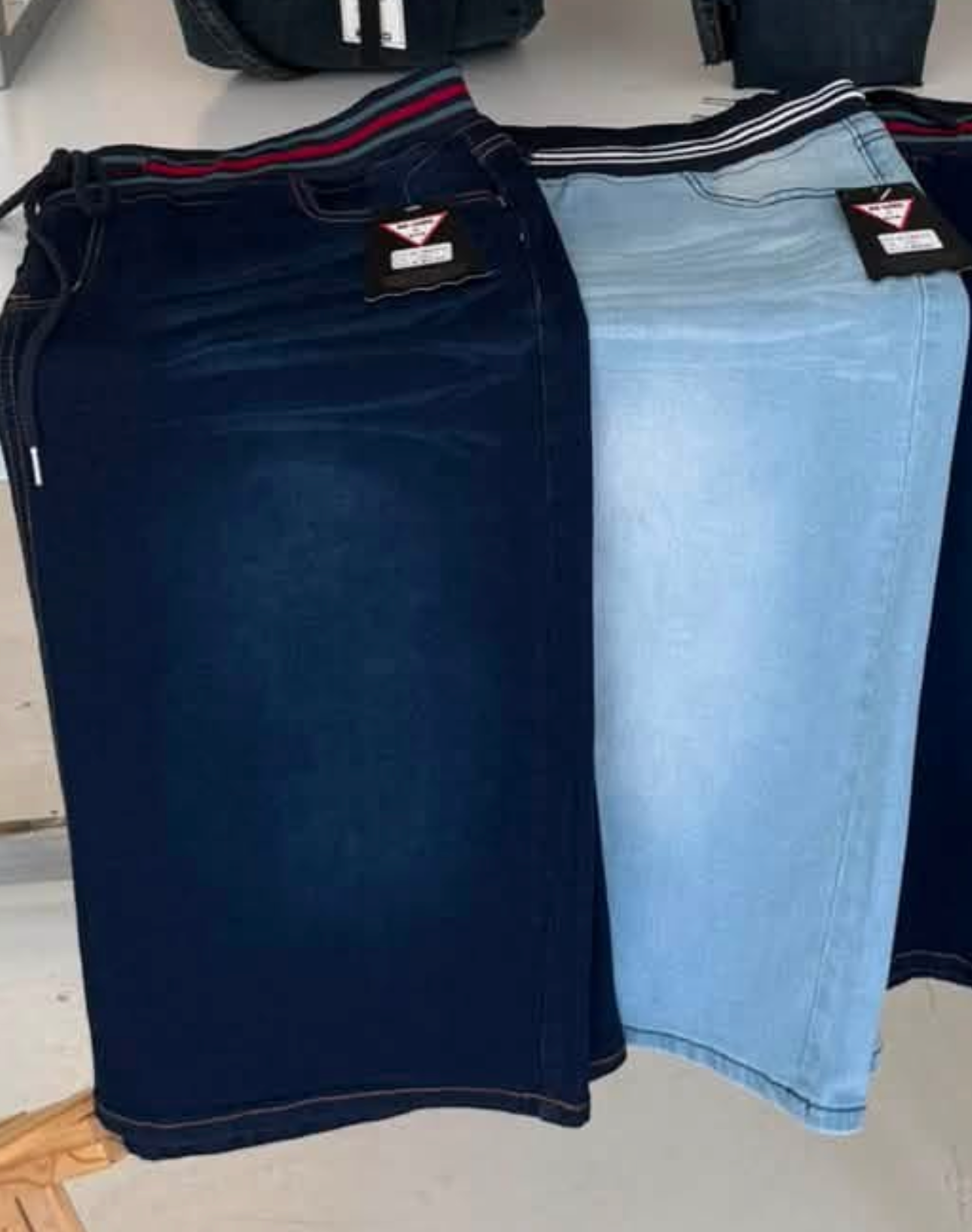 Drawstring Denim