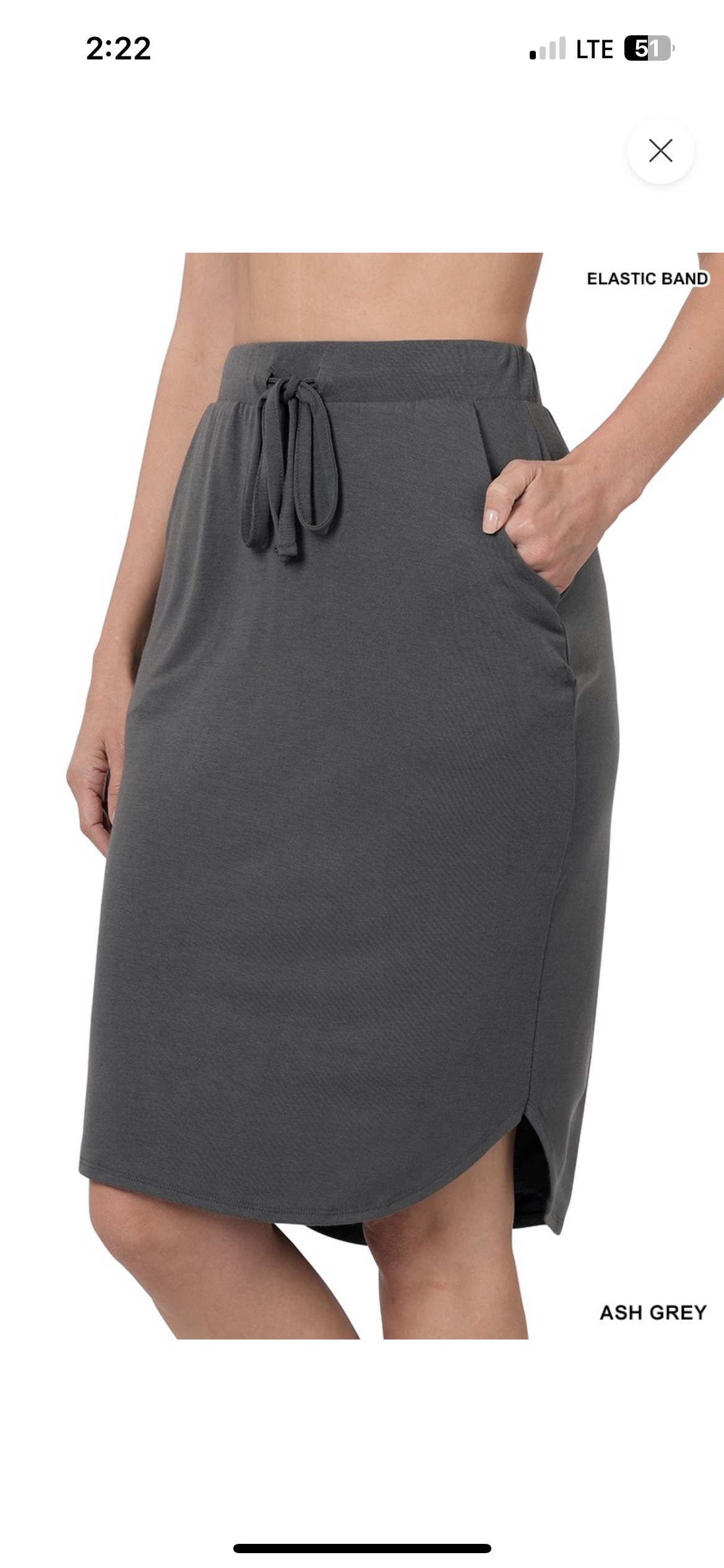 Deidre's Drawstring Skirt – Blessed Boutique